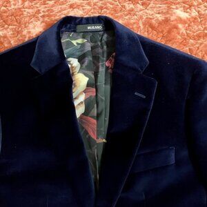 MURANO COTTON VELVET SLIM FIT BLAZER